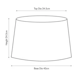 Vienna Chevron Mushroom Pleat Lamp Shade -Home Lighting Store 30909481 alt05