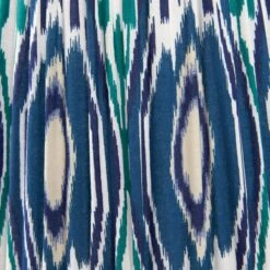 Izara Ikat Patterned Gathered Tapered Lamp Shade -Home Lighting Store 30909524 alt04