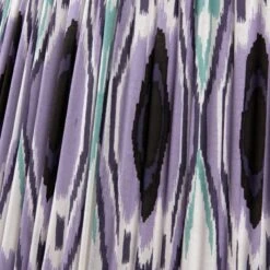 Izara Ikat Patterned Gathered Tapered Lamp Shade -Home Lighting Store 30909526 alt04