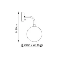 Vogue Newton Wall Light -Home Lighting Store 30912764 alt08