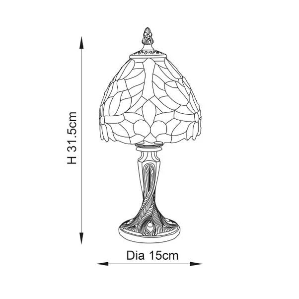 Vogue Flora Traditional Table Lamp 7 Vogue Flora Traditional Table Lamp - Image 5