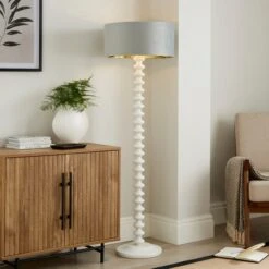 Ari Velvet Drum Lamp Shade -Home Lighting Store 30916711 alt03