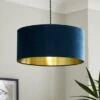 Ari Velvet Drum Lamp Shade -Home Lighting Store 30916713