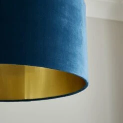 Ari Velvet Drum Lamp Shade -Home Lighting Store 30916713 alt02