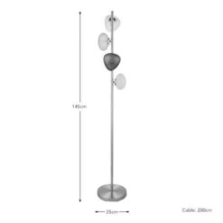 Pebble 4 Light Floor Lamp -Home Lighting Store 30920987 alt08