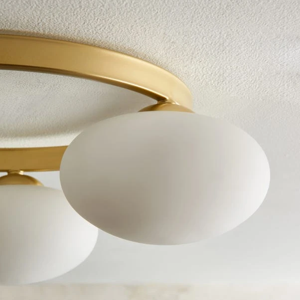 Yonah 3 Light Semi Flush Ceiling Light 5 Yonah 3 Light Semi Flush Ceiling Light - Image 3