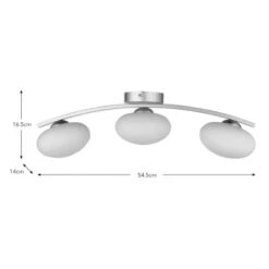 Yonah 3 Light Semi Flush Bar Ceiling Light -Home Lighting Store 30921006 alt07