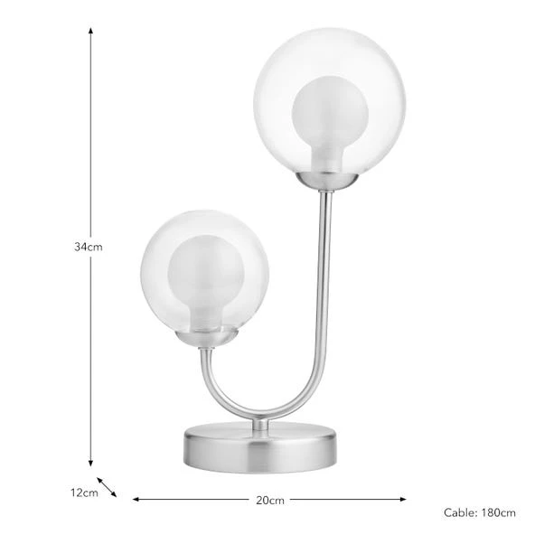 Eliza 2 Light Table Lamp 7 Eliza 2 Light Table Lamp - Image 5