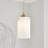 Fluted Ribbed Easy Fit Pendant Shade -Home Lighting Store 30921570