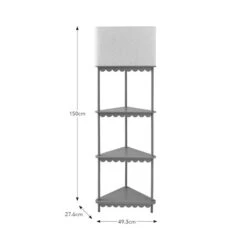 Remi Shelved Corner Floor Lamp -Home Lighting Store 30921579 alt08