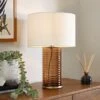Nico Ribbed Glass Table Lamp -Home Lighting Store 30921605