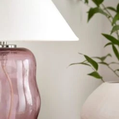 Phoebe Abstract Glass Table Lamp -Home Lighting Store 30921607 alt02