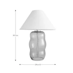 Phoebe Abstract Glass Table Lamp -Home Lighting Store 30921609 alt08