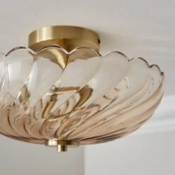 Lucille 2 Light Semi Flush Ceiling Light -Home Lighting Store 30921633 alt03