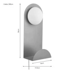 Elements Harton Shelved Wall Light -Home Lighting Store 30921664 alt08