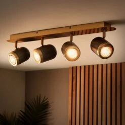 Gio Retro 4 Light Adjustable Spotlight Bar 9 Gio Retro 4 Light Adjustable Spotlight Bar -Home Lighting Store 30921687 alt01