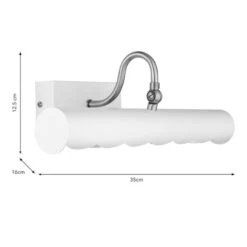 Remi Scalloped 2 Light Adjustable Picture Wall Light 13 Remi Scalloped 2 Light Adjustable Picture Wall Light -Home Lighting Store 30921695 alt08