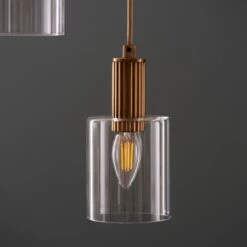 Fara Industrial 3 Light Adjustable Cluster Ceiling Light 13 Fara Industrial 3 Light Adjustable Cluster Ceiling Light -Home Lighting Store 30921702 alt04