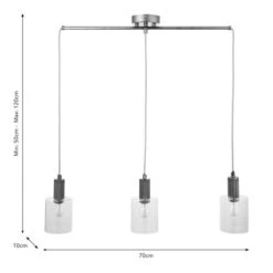 Fara Industrial 3 Light Adjustable Diner Ceiling Light -Home Lighting Store 30921703 alt08