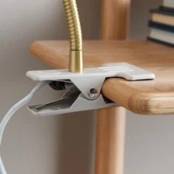 Georgi Industrial Ribbed Adjustable Clip On Table Lamp -Home Lighting Store 30921706 alt02