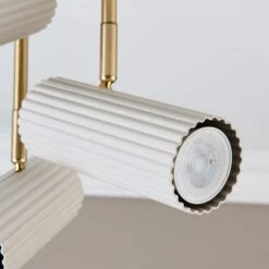 Georgi Industrial Ribbed 3 Light Adjustable Semi Flush Spotlight -Home Lighting Store 30921707 alt02