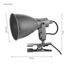 Miley Industrial Plug In Adjustable Clip On Desk Light -Home Lighting Store 30921753 alt08