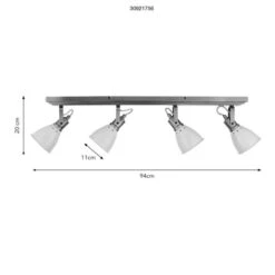 Miley Industrial 4 Light Adjustable Spotlight Bar -Home Lighting Store 30921756 alt08