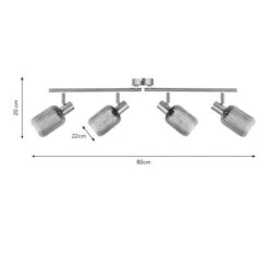 Riley Mid Century Ribbed 4 Light Adjustable Spotlight Bar 15 Riley Mid Century Ribbed 4 Light Adjustable Spotlight Bar -Home Lighting Store 30921768 alt08