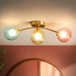 Eliza 3 Light Bathroom Flush Ceiling Light -Home Lighting Store 30921793 alt01