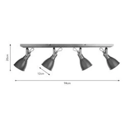 Miley Industrial 4 Light Adjustable Spotlight Bar -Home Lighting Store 30921796 alt08