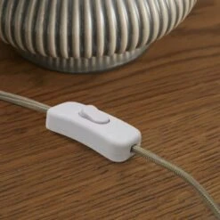 Pippin Ribbed Ceramic Table Lamp -Home Lighting Store 30922878 alt03