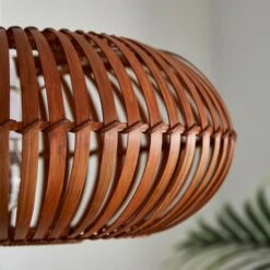 Abrielle Bamboo Easy Fit Pendant Shade -Home Lighting Store 30922898 alt02