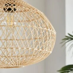 Maeve Boho Rattan Easy Fit Pendant Shade -Home Lighting Store 30922937 alt02