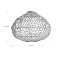 Maeve Boho Rattan Easy Fit Pendant Shade -Home Lighting Store 30922937 alt08