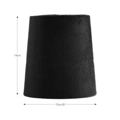 Clara Velvet Tapered Lamp Shade -Home Lighting Store 30923596 alt08