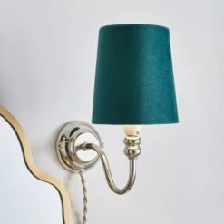 Clara Velvet Tapered Lamp Shade -Home Lighting Store 30923597