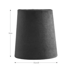 Clara Velvet Tapered Lamp Shade -Home Lighting Store 30923597 alt08