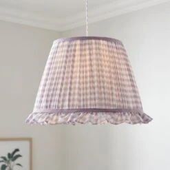 Carys Frilled Gingham Lamp Shade 37 Carys Frilled Gingham Lamp Shade -Home Lighting Store 30923637
