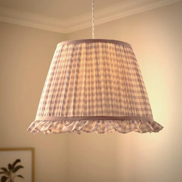Carys Frilled Gingham Lamp Shade 19 Carys Frilled Gingham Lamp Shade - Image 17