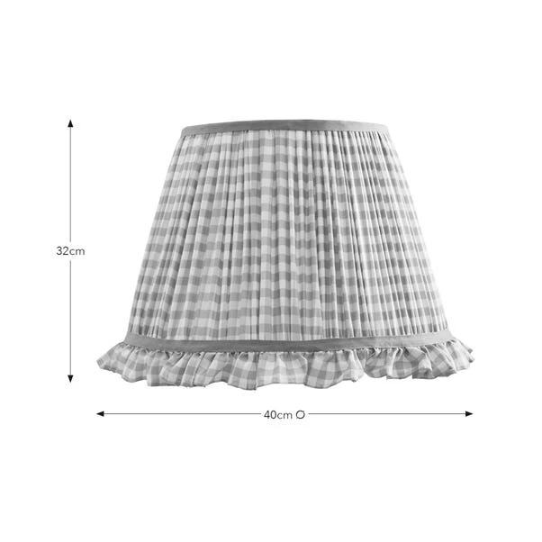 Carys Frilled Gingham Lamp Shade 22 Carys Frilled Gingham Lamp Shade - Image 20