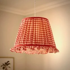 Carys Frilled Gingham Lamp Shade 33 Carys Frilled Gingham Lamp Shade -Home Lighting Store 30923638 alt01
