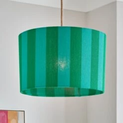 Beatrice Stripe Drum Lamp Shade -Home Lighting Store 30923652