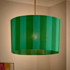 Beatrice Stripe Drum Lamp Shade -Home Lighting Store 30923652 alt01