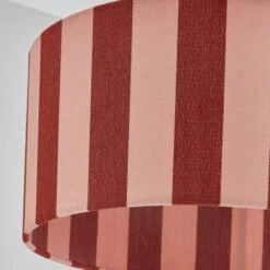 Beatrice Stripe Shallow Drum Lamp Shade -Home Lighting Store 30923660 alt02