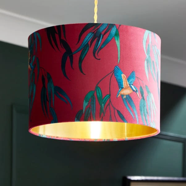 Kingfisher Drum Lamp Shade 15 Kingfisher Drum Lamp Shade - Image 13