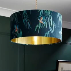 Kingfisher Drum Lamp Shade