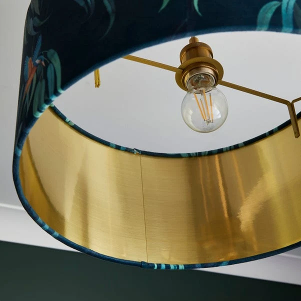 Kingfisher Drum Lamp Shade 7 Kingfisher Drum Lamp Shade - Image 5