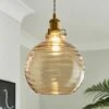 Amber Wave Easy Fit Pendant Shade -Home Lighting Store 30923779