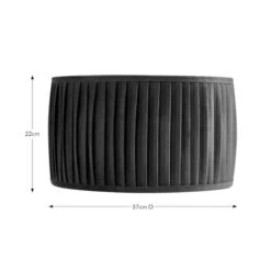 Sawyer Pleated Velvet Drum Lamp Shade -Home Lighting Store 30923797 alt08