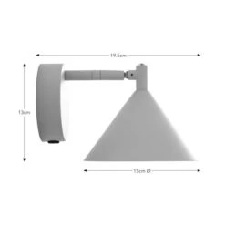 Edited Life Industrial Rechargeable Touch Dimmable LED Wall Light -Home Lighting Store 30923813 alt08